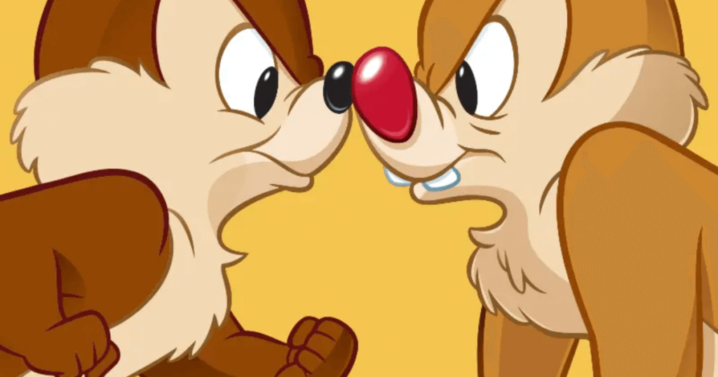 Chip and Dale have different noses